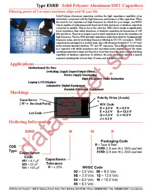 ESRD101M06B datasheet  